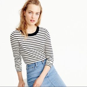 J.Crew Tippi Sweater- Navy Striped